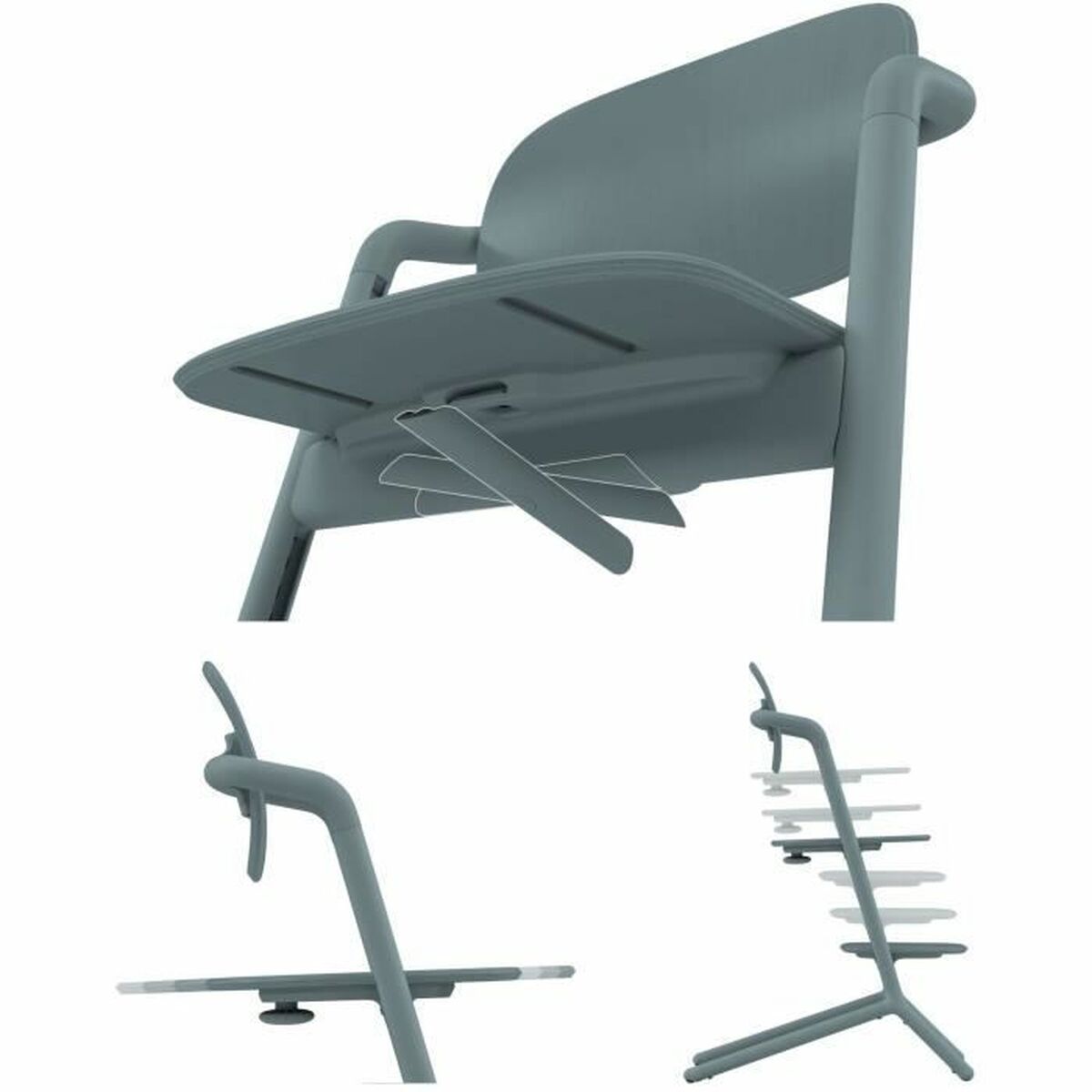 Chaise haute Cybex Bleu - Babycute