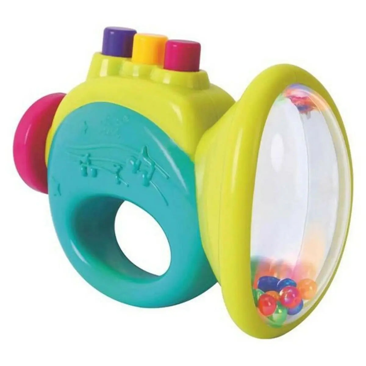 Hochet Trumpet (14 cm) - Bébé, Activité et divertissement premium pour bébé