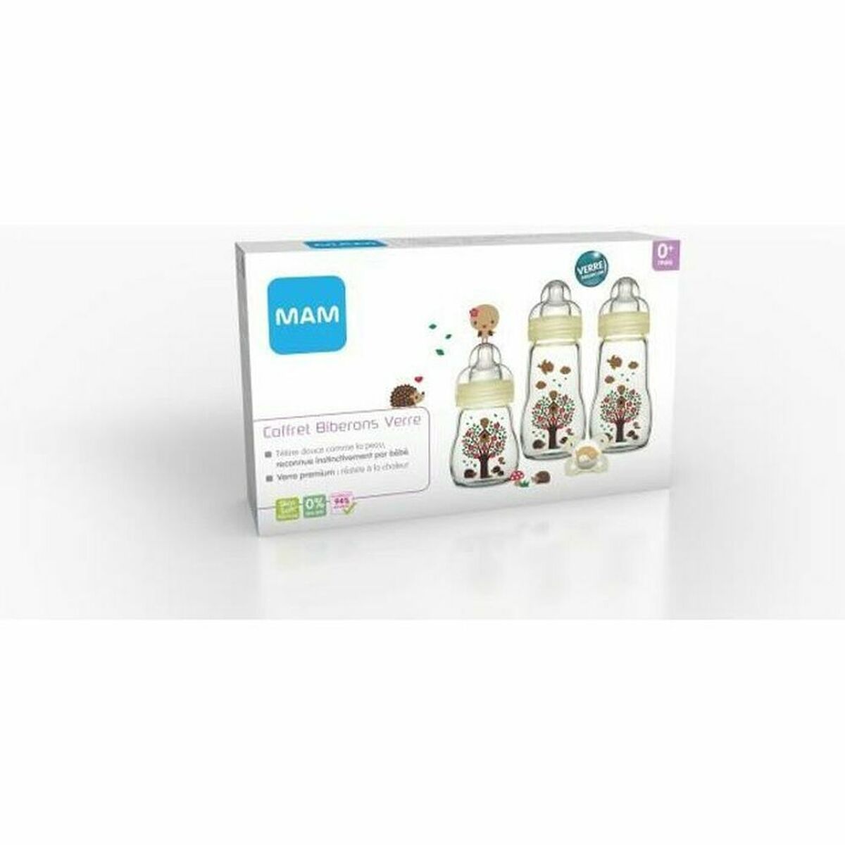 Lot de biberons MAM 3 uds - Babycute