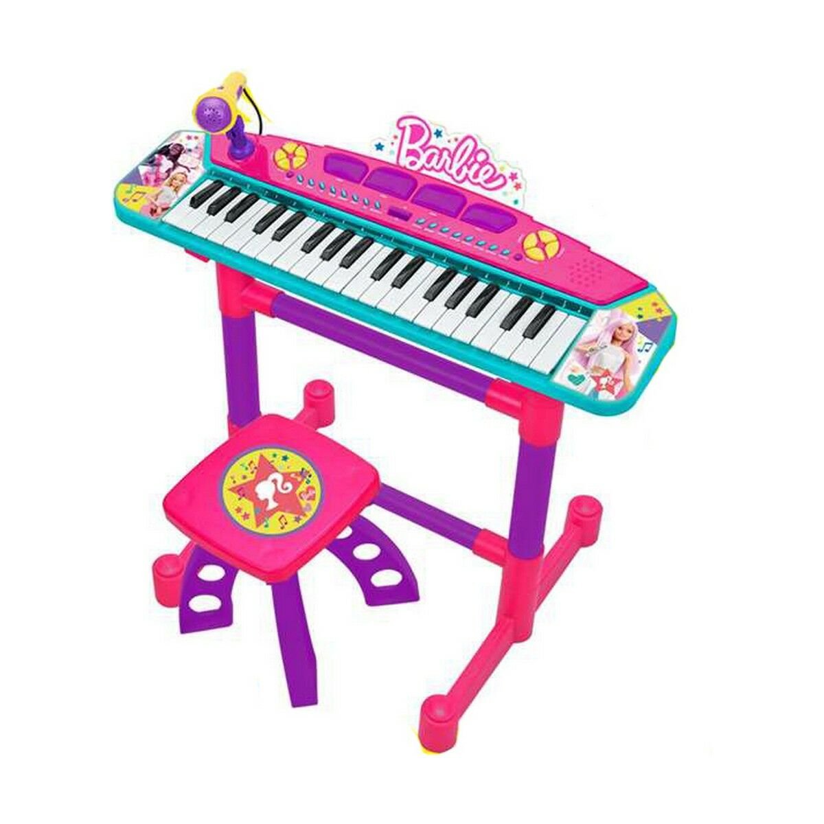 Piano Électronique Barbie Banquette - Bébé, Jouets pour la petite enfance premium pour bébé