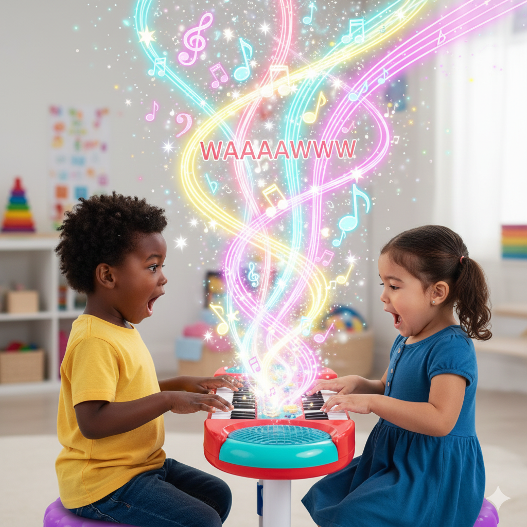 Piano jouet Peppa Pig Microphone Banquette - Jouets et jeux, Instruments de musique pour enfants premium pour bébé