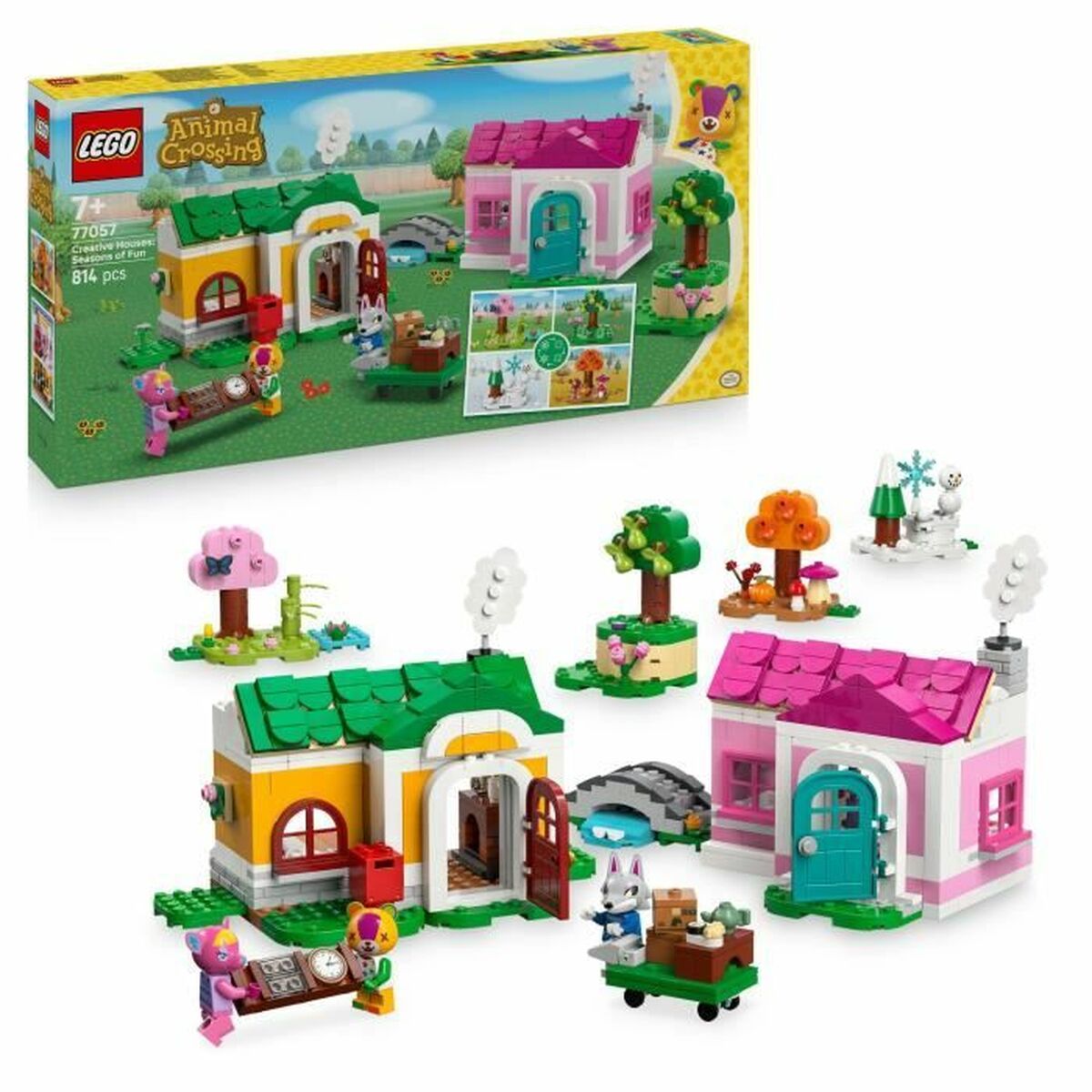 Set de construction Lego 77057 Animal Crossing Seasons 814 Pièces - Jouets et jeux premium pour bébé
