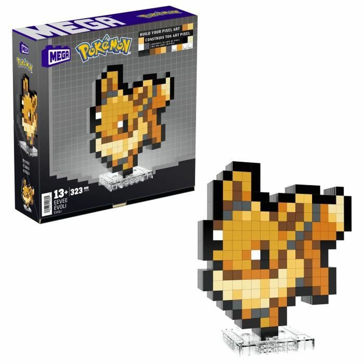 Set de construction MEGA BRANDS Pokémon Eevee - Jouets et jeux premium pour bébé