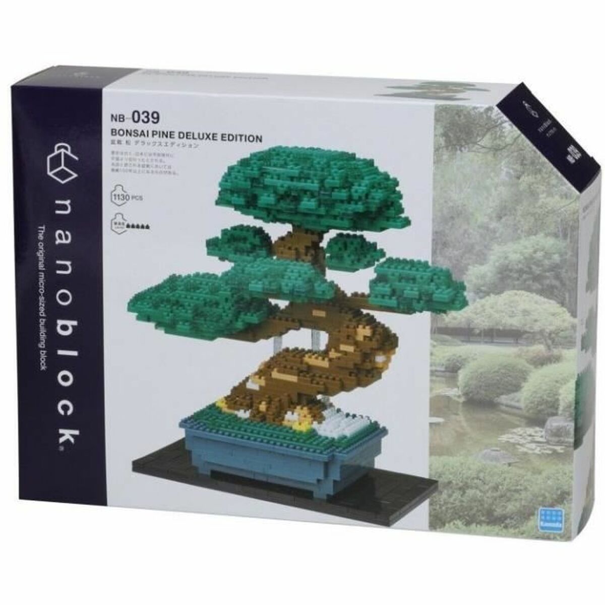Set de construction Nanoblock Bonsai Pine Deluxe Edition NB-039 - Jouets et jeux premium pour bébé