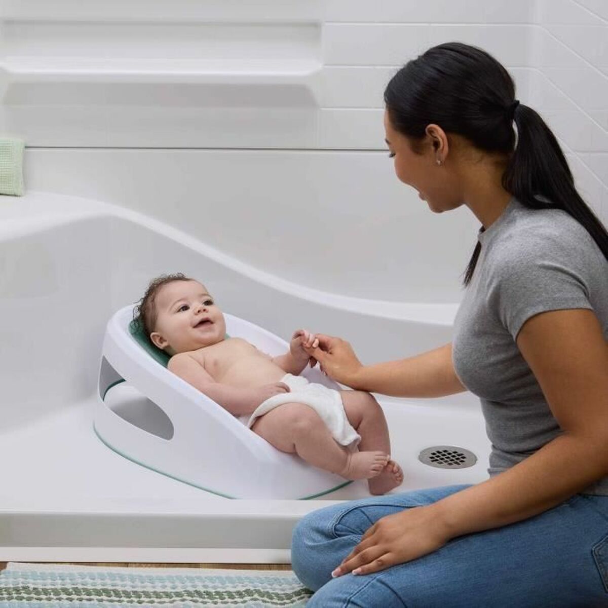 Siège de baignoire Ingenuity Vert 21,8 x 34,5 x 56,4 cm TPE - Babycute