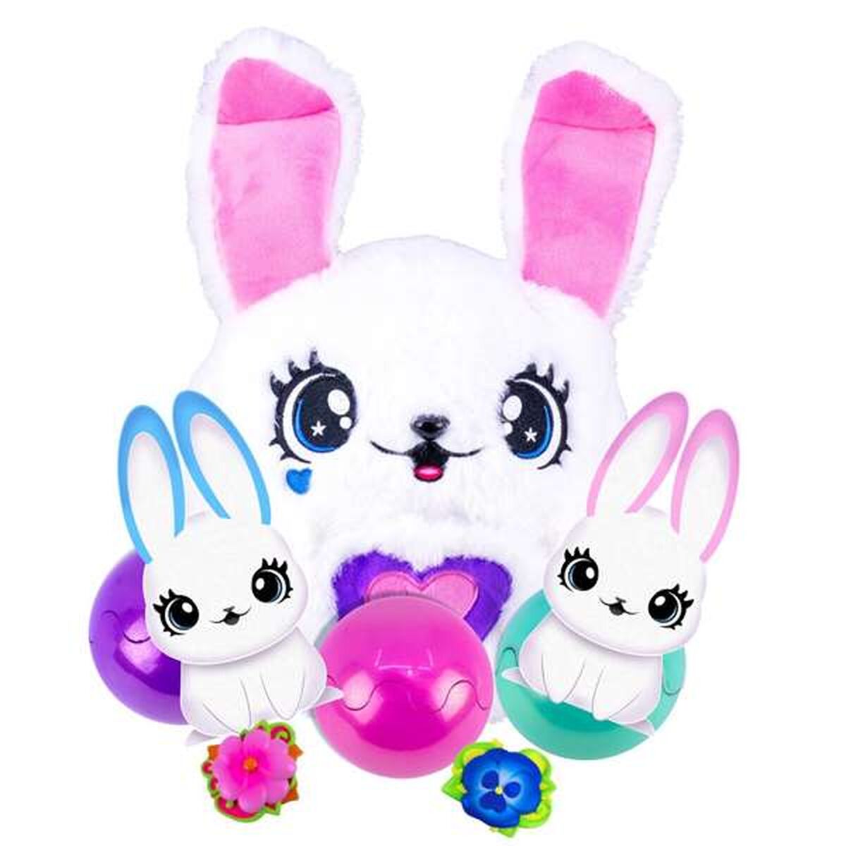 Animal de Compagnie Interactif Bizak - Lapin en Peluche Douce avec Accessoires - Jouets et jeux, Peluches premium pour bébé