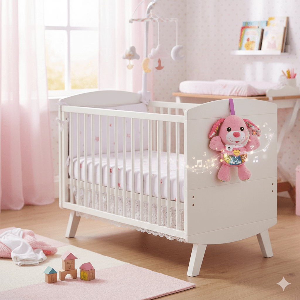 Animal de Compagnie Interactif Vtech Baby Chant' toutous Pink – Peluche Musicale Rose en Français - Bébé, Jouets pour la petite enfance premium pour bébé