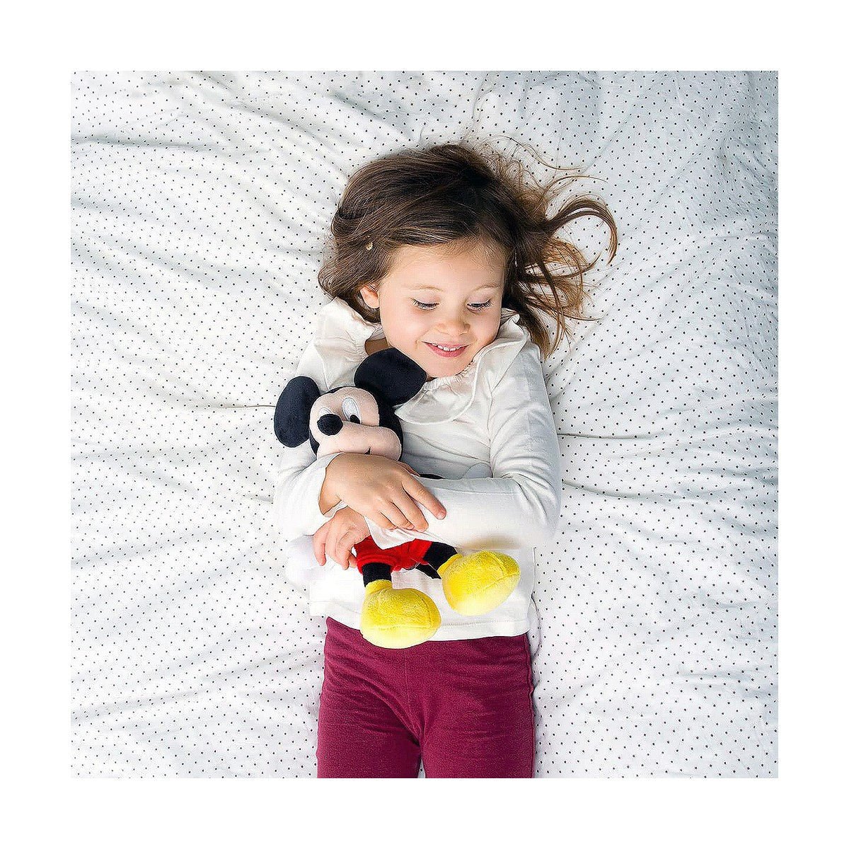 Animal en Peluche Mickey Mouse 35 cm Tissu Peluche - Jouets et jeux, Peluches premium pour bébé