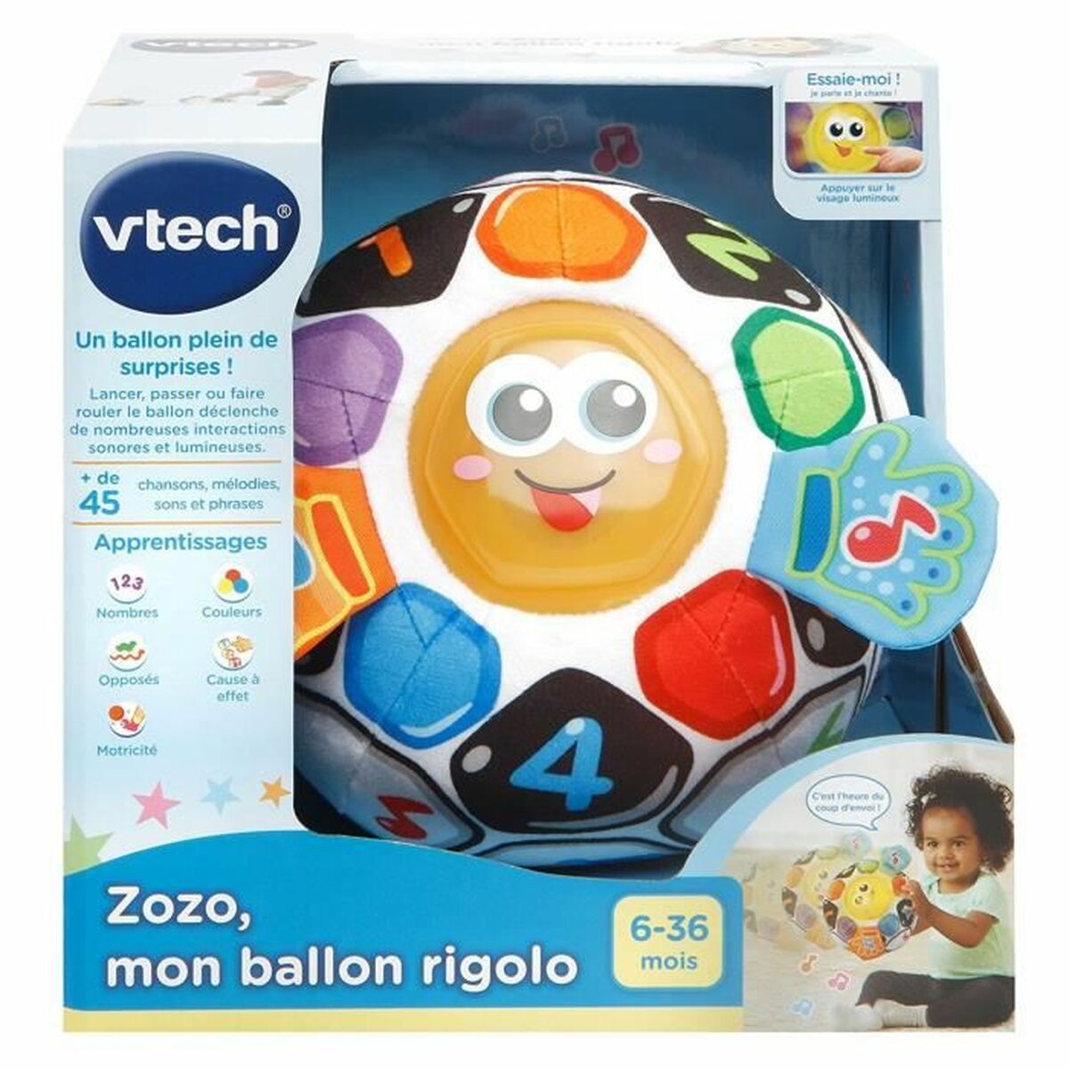 Balle sensorielle Vtech Baby 80 - 509105 (FR) - Babycute
