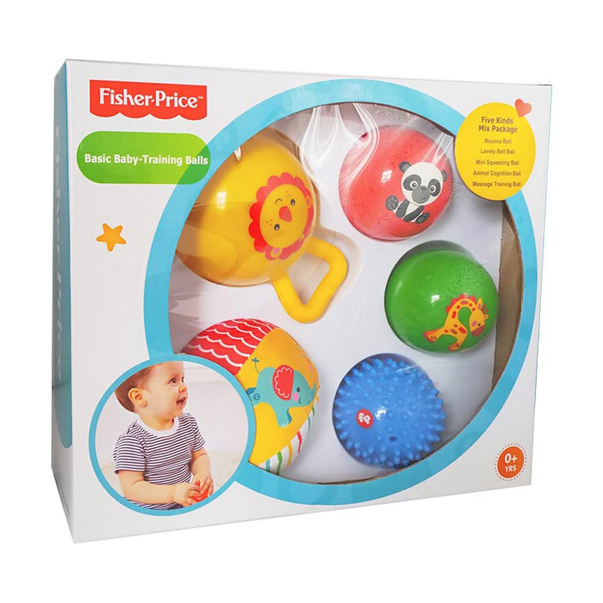 Balles Fisher - Price animaux - Babycute