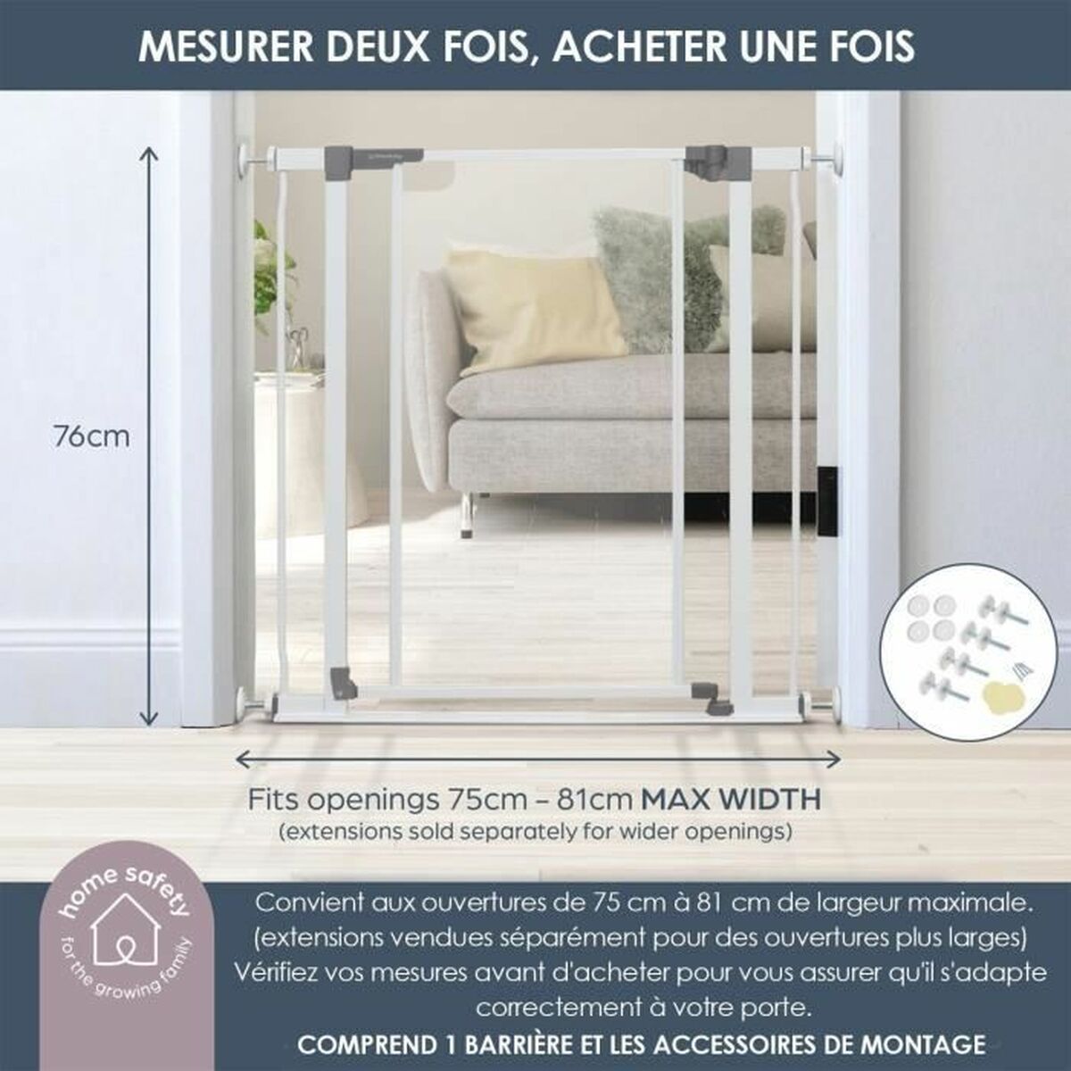 Barrière de sécurité Dreambaby - Babycute