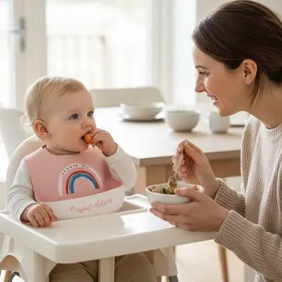 Bavoir silicone | Pratique & lavable - Bébé, Allaitement et alimentation premium pour bébé