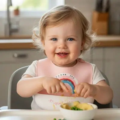 Bavoir silicone | Pratique & lavable - Bébé, Allaitement et alimentation premium pour bébé
