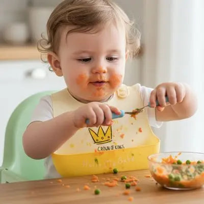 Bavoir silicone | Pratique & lavable - Bébé, Allaitement et alimentation premium pour bébé
