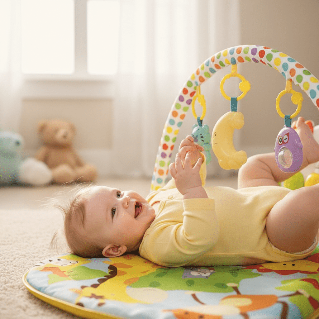 Centre d'activités Couverture Piano interactif pour bébé 96 x 65 x 48 cm - Babycute