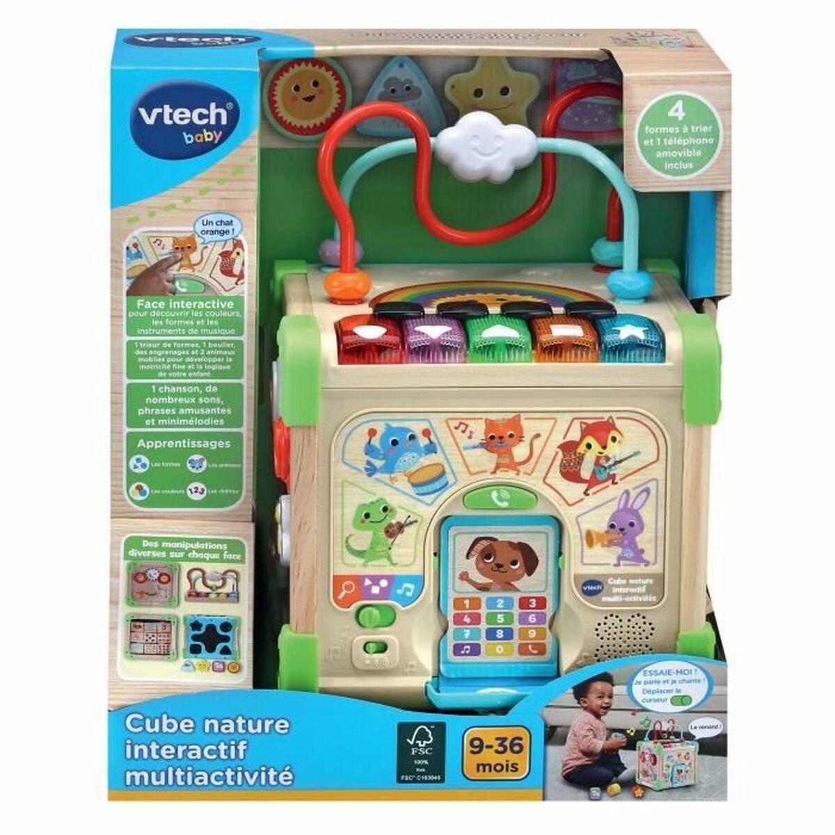 Centre d'activités Vtech Baby 80 - 617105 Marron Multicouleur - Babycute