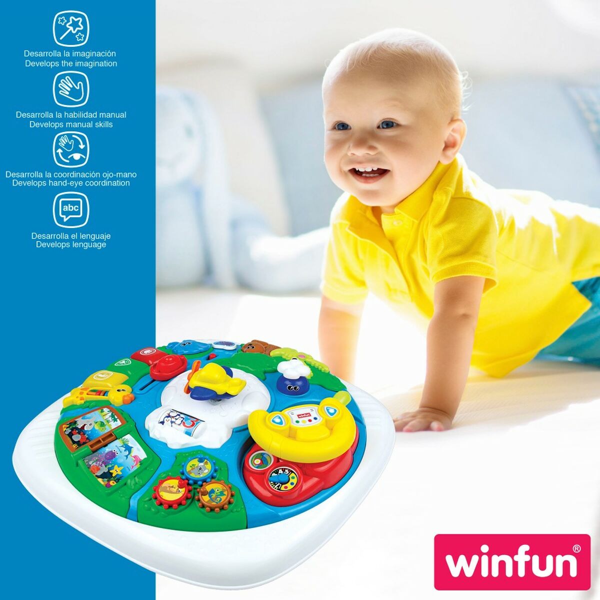 Centre d'activités Winfun 2 Unités 47 x 41 x 47 cm - Babycute