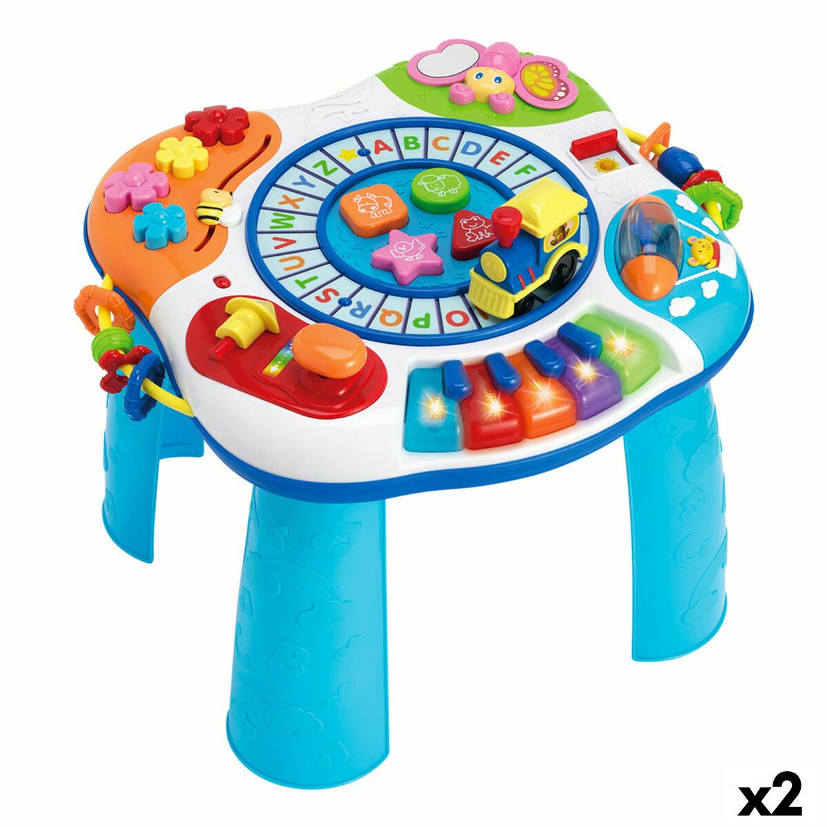 Centre d'activités Winfun Train & Piano 2 Unités 42 x 34 x 37,7 cm - Babycute