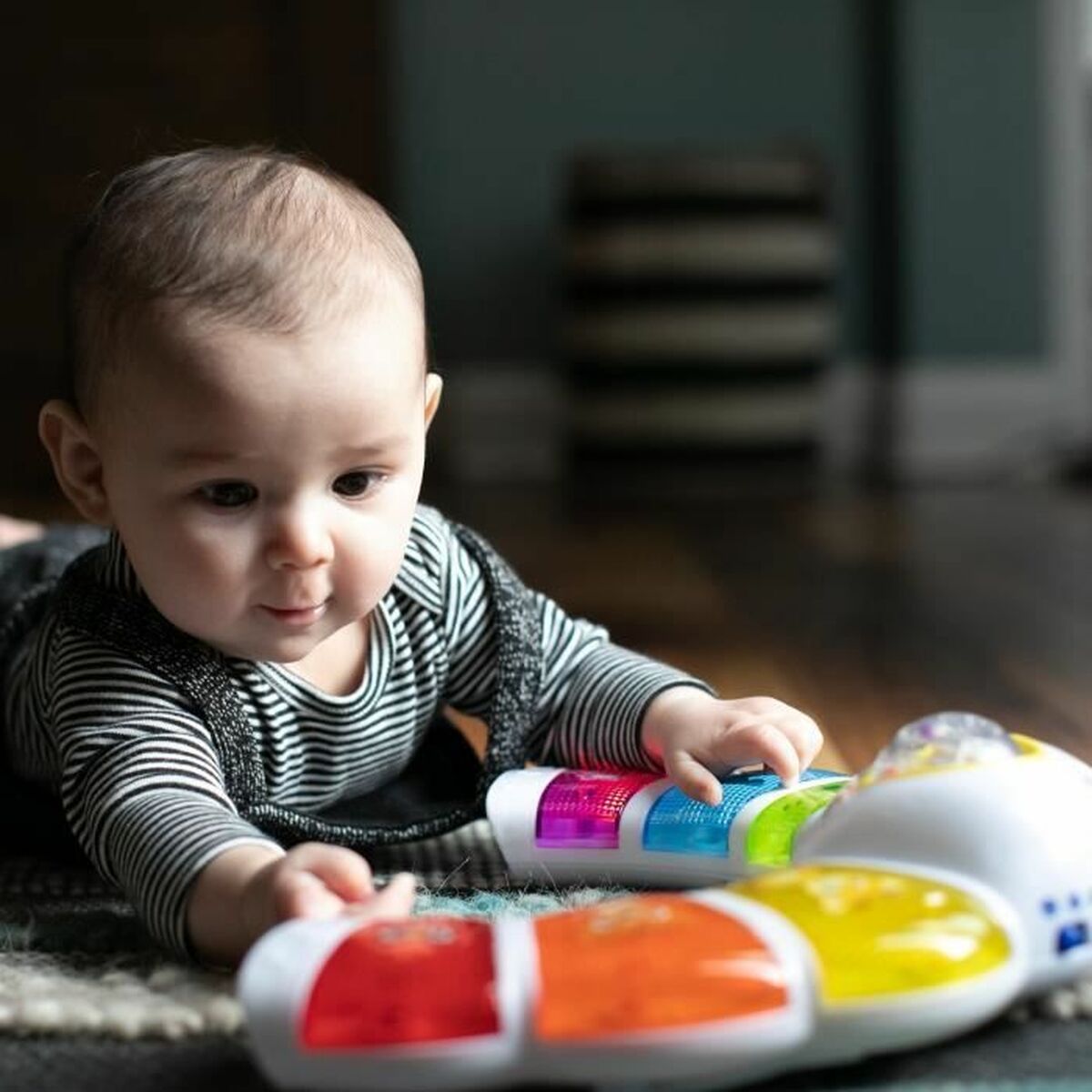 Cerceau d'activités pour bébés Baby Einstein Glow & Discover Light Bar Multicouleur - Babycute
