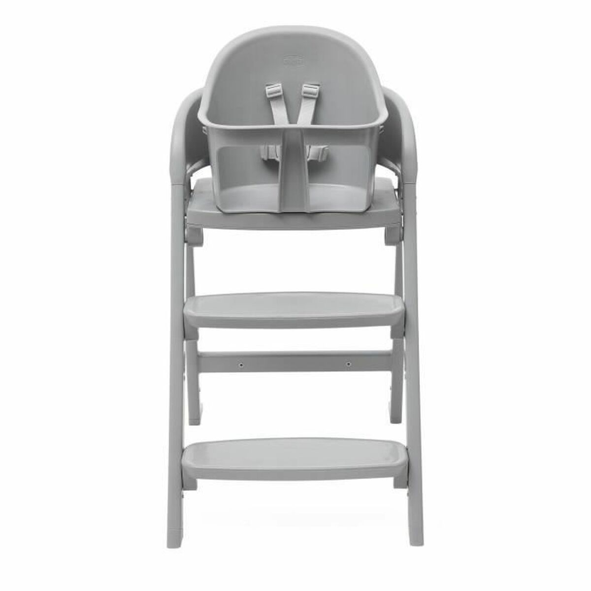 Chaise haute Chicco Crescendo Lite MILAN MIST Acier inoxydable - Babycute