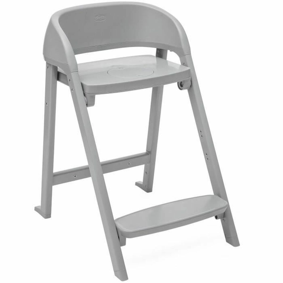 Chaise haute Chicco Crescendo Lite MILAN MIST Acier inoxydable - Babycute