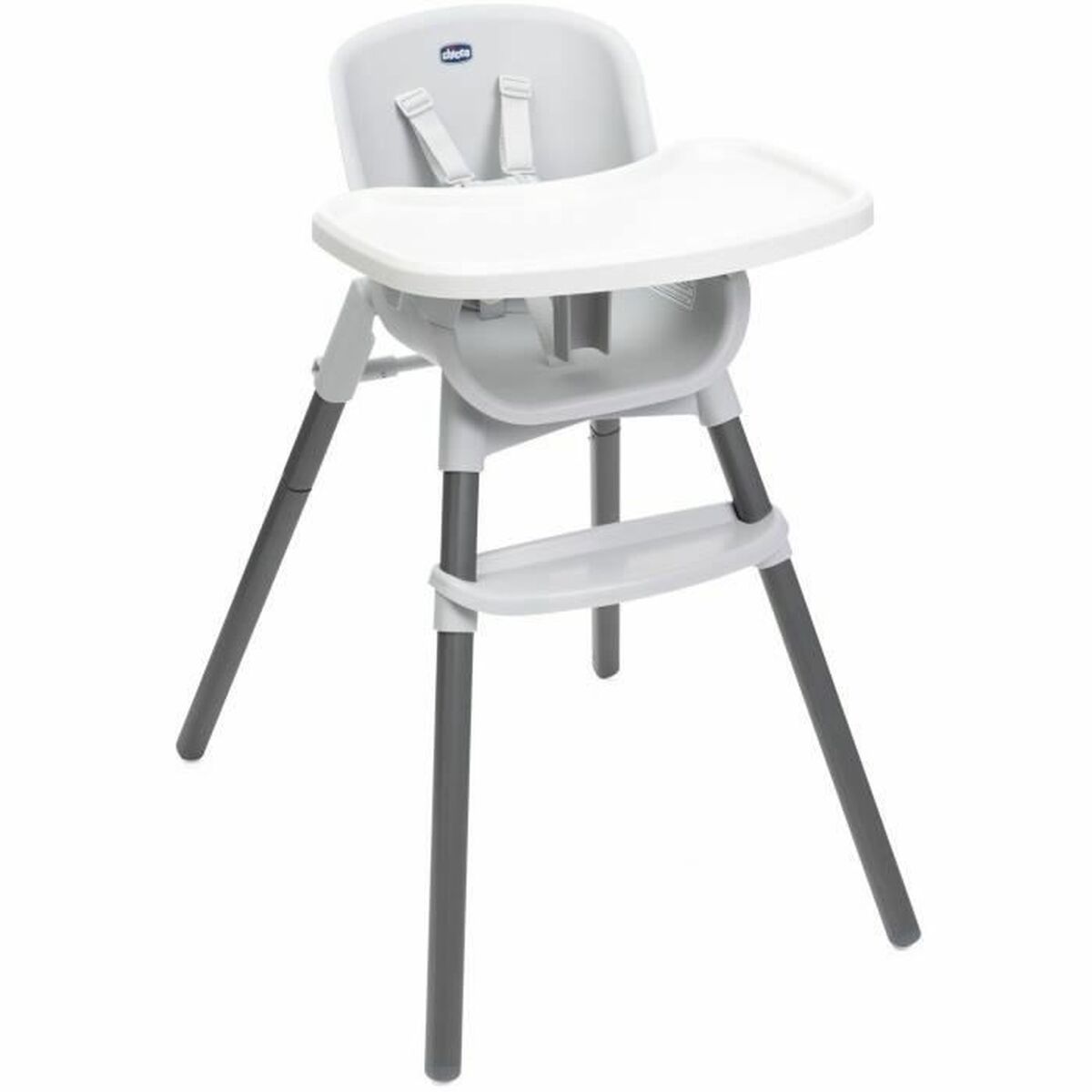 Chaise haute Chicco Gris - Babycute