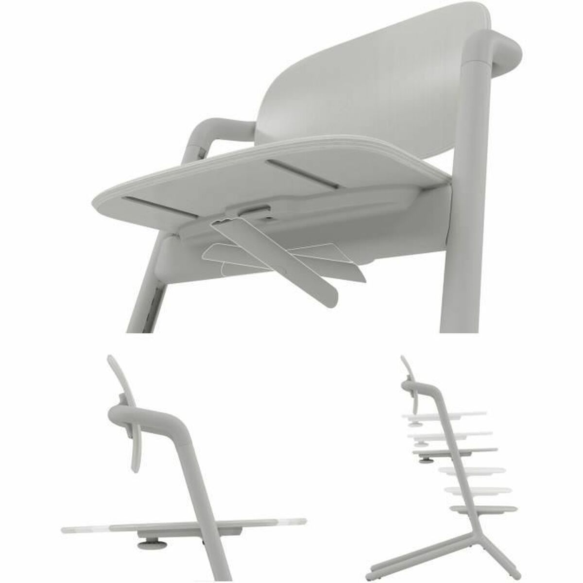 Chaise haute Cybex Gris Daim - Babycute