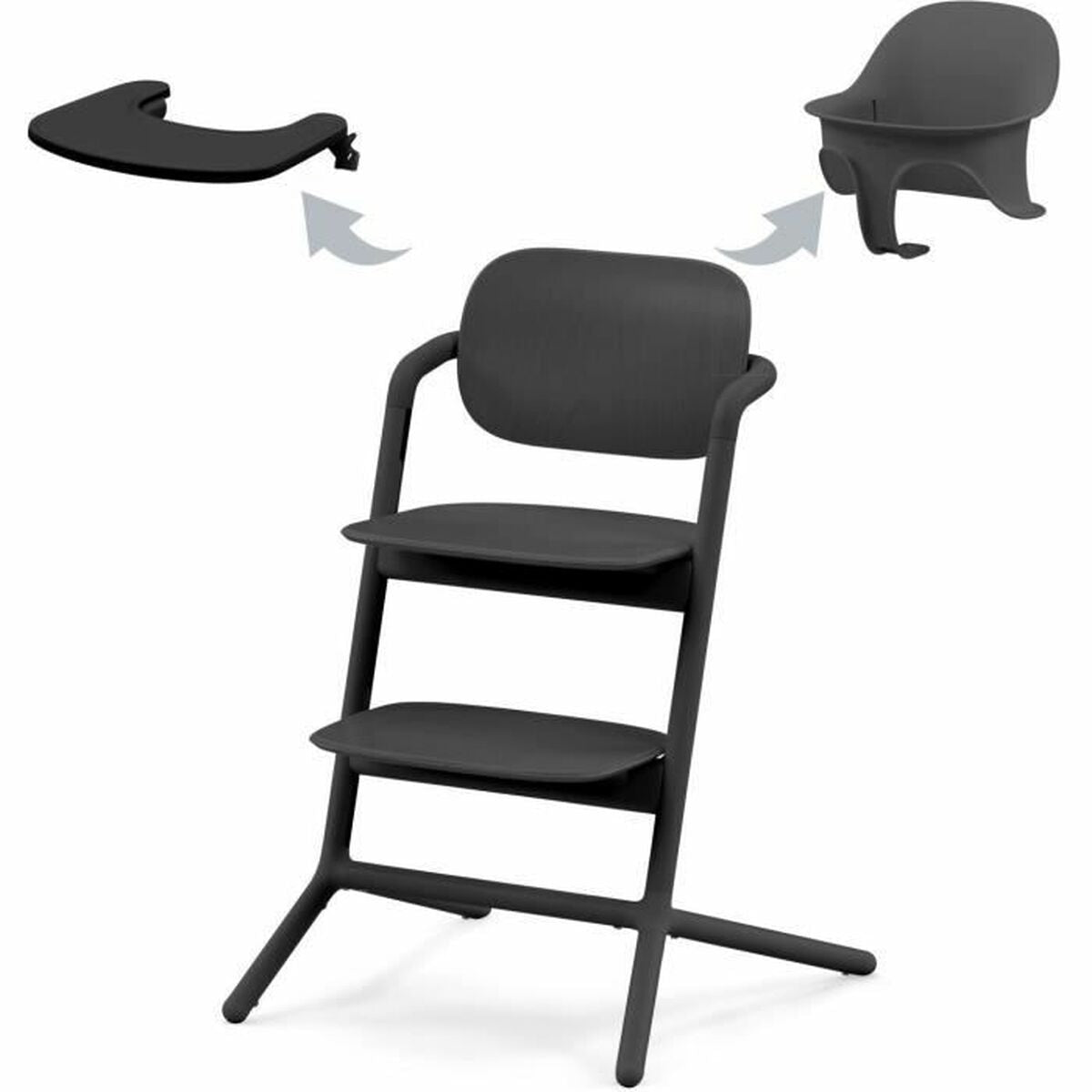 Chaise haute Cybex Noir - Babycute