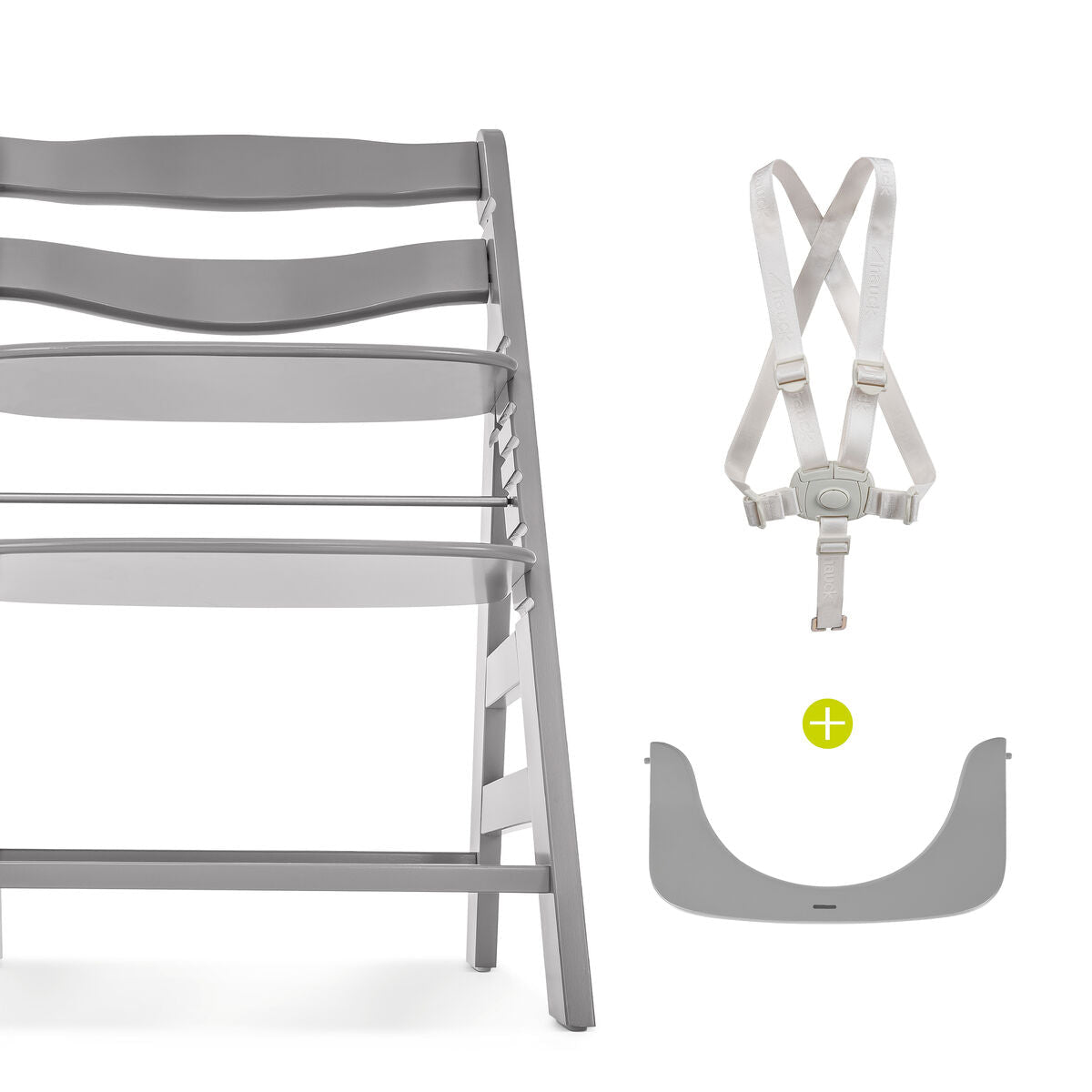 Chaise haute Hauck Gris - Babycute