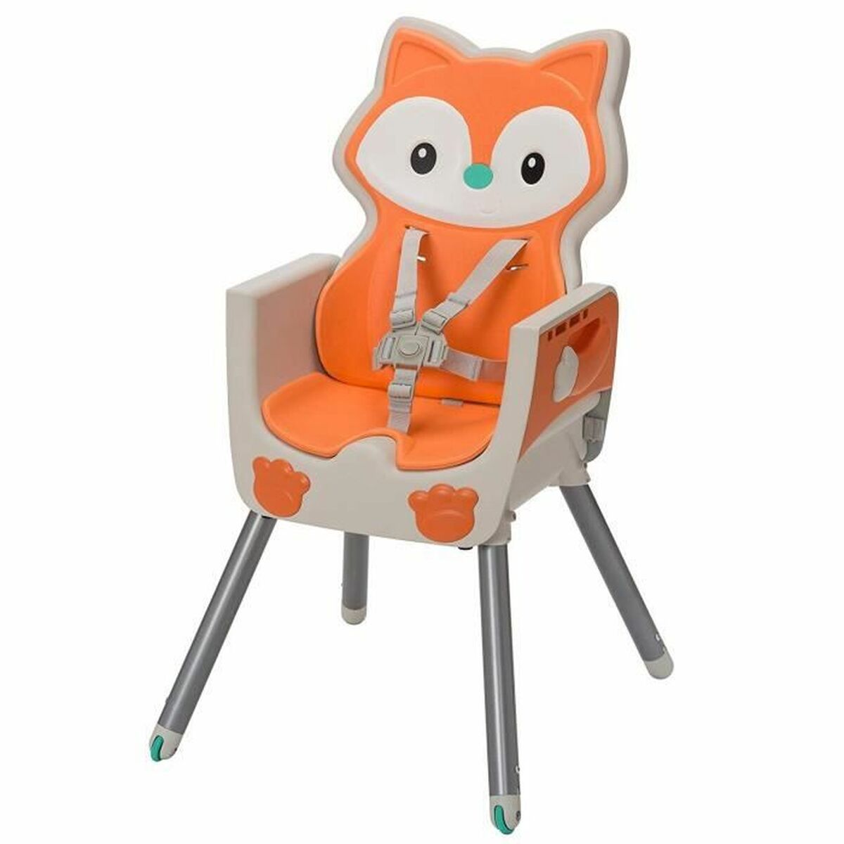 Chaise haute Infantino Orange Mousse - Babycute