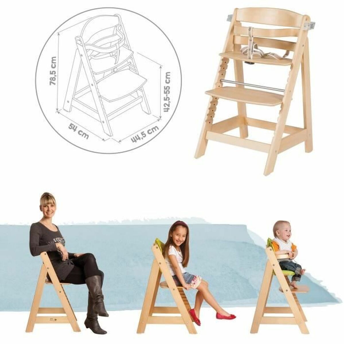 Chaise haute ROBA - Babycute