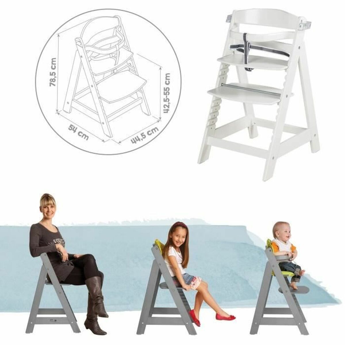 Chaise haute ROBA - Babycute