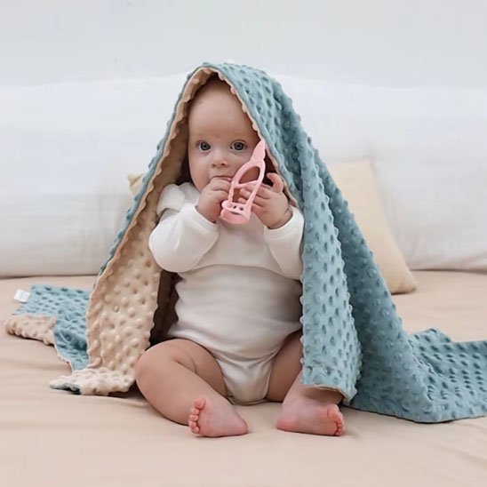 Couverture bébé | Coton Bio Ultra - Douce - Babycute