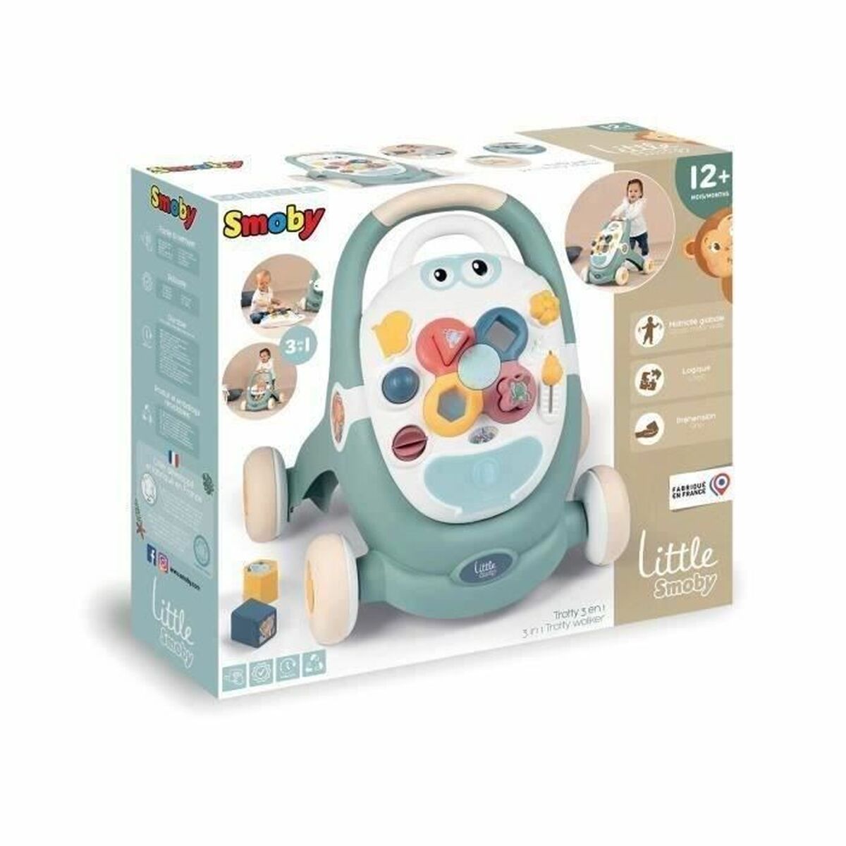 Déambulateur sur roues Smoby - Babycute