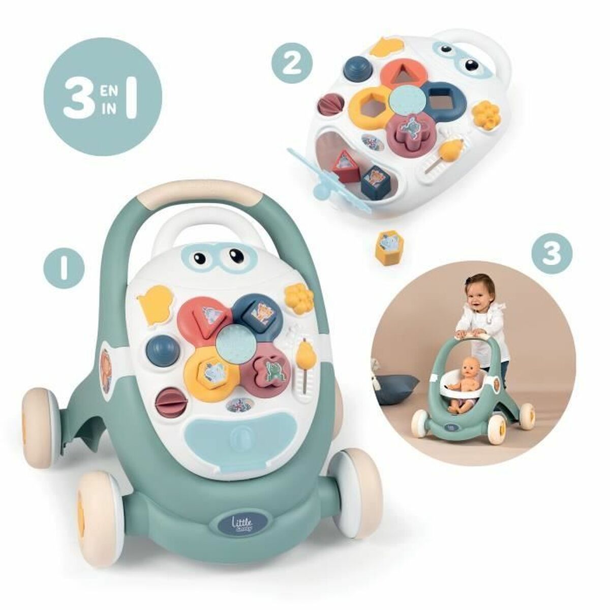 Déambulateur sur roues Smoby - Babycute