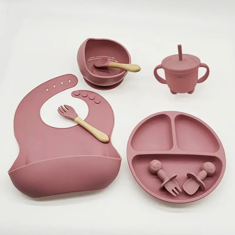 Ensemble de vaisselle en Silicone - Bébé® premium pour bébé