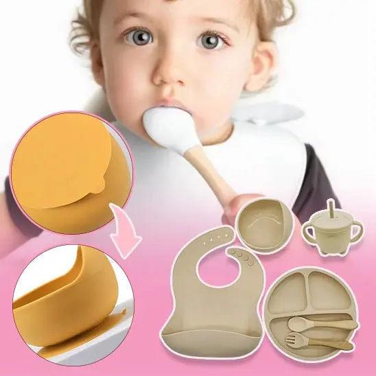 Ensemble de vaisselle en Silicone - Bébé® premium pour bébé