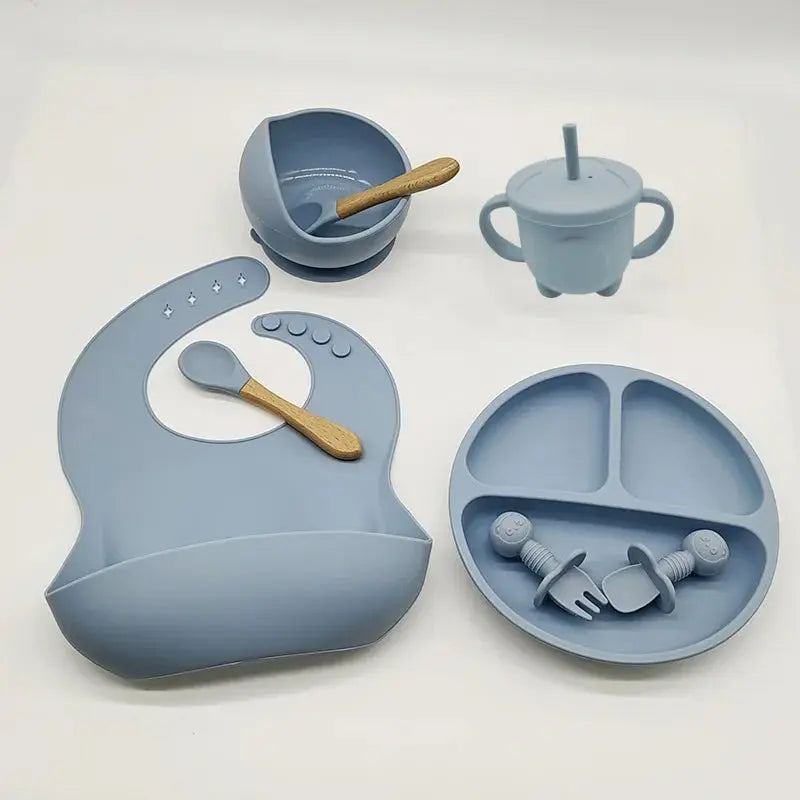 Ensemble de vaisselle en Silicone - Bébé® premium pour bébé