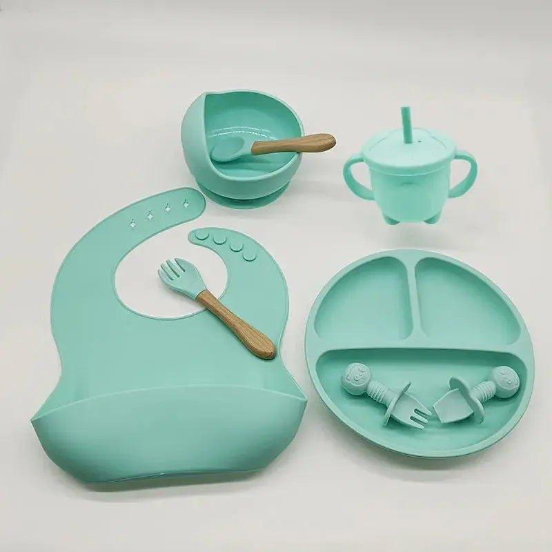 Ensemble de vaisselle en Silicone - Bébé® premium pour bébé