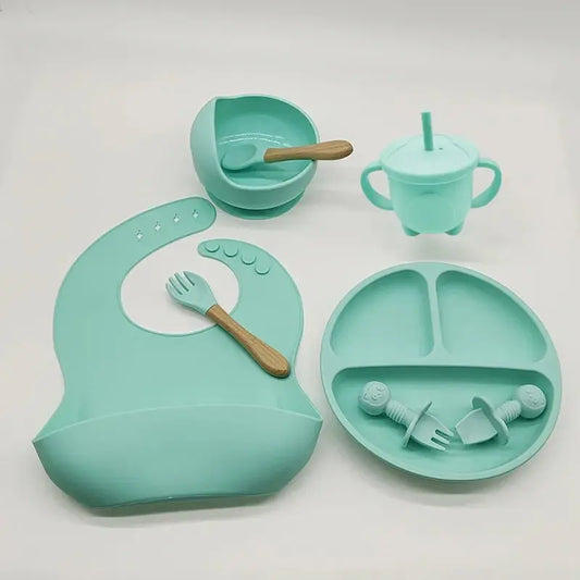 Ensemble de vaisselle en Silicone - Bébé® premium pour bébé