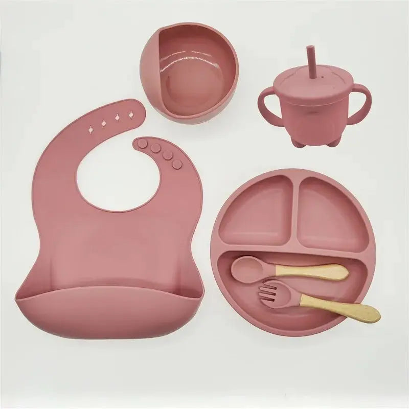 Ensemble de vaisselle en Silicone - Bébé® premium pour bébé