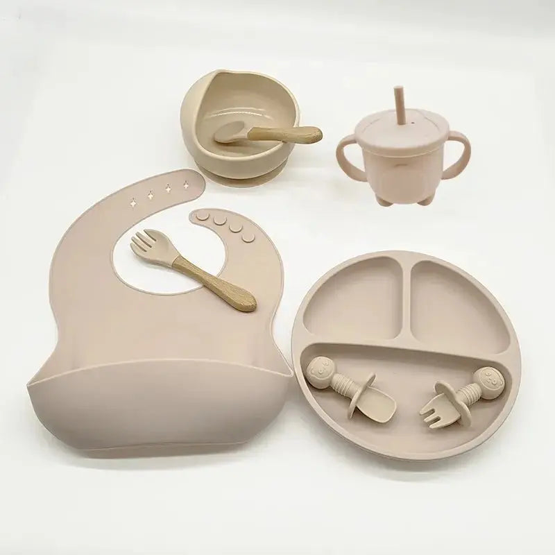 Ensemble de vaisselle en Silicone - Bébé® premium pour bébé