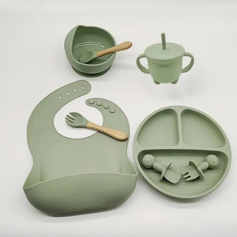 Ensemble de vaisselle en Silicone - Bébé® premium pour bébé