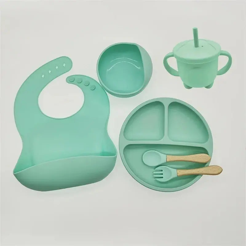 Ensemble de vaisselle en Silicone - Bébé® premium pour bébé