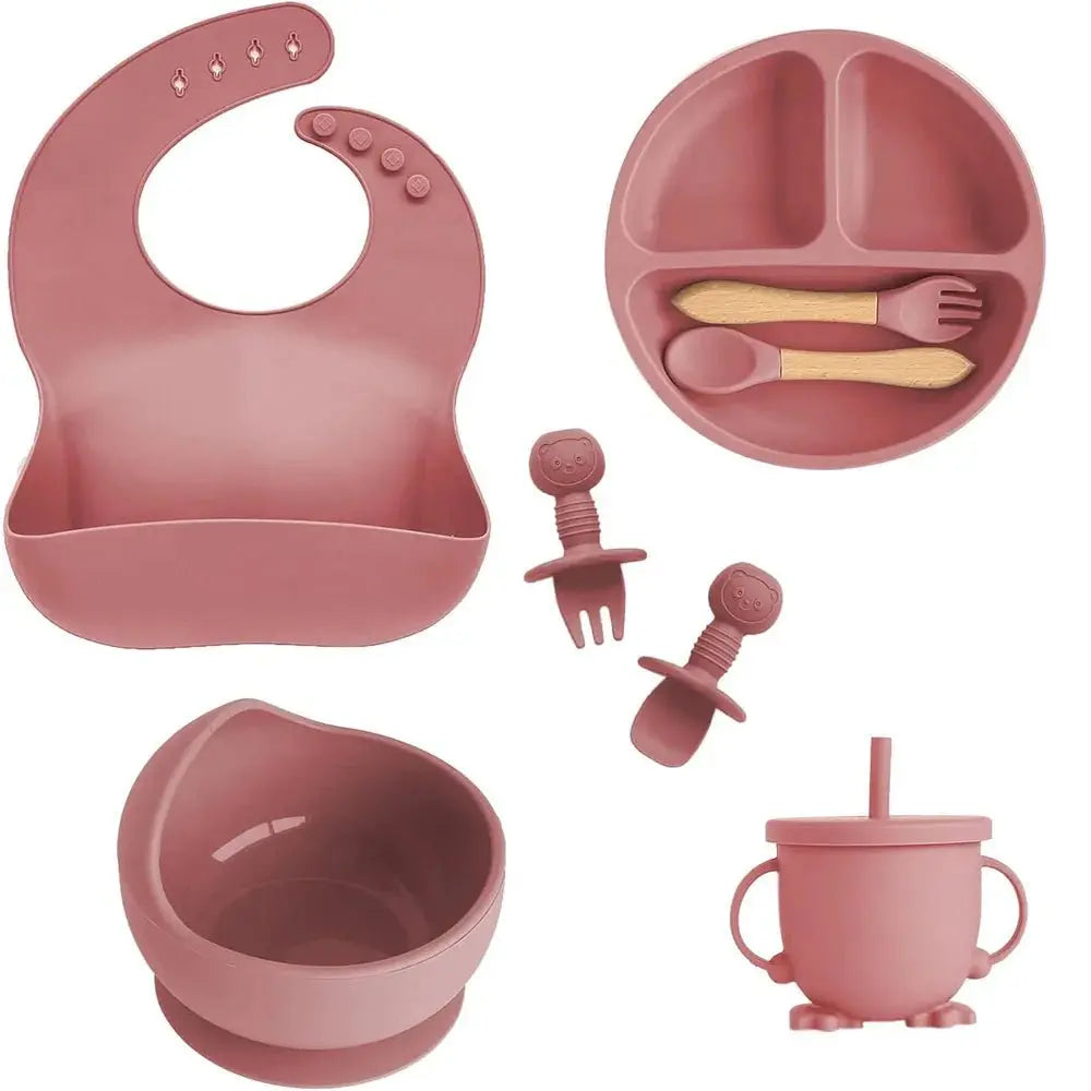 Ensemble de vaisselle en Silicone - Bébé® premium pour bébé