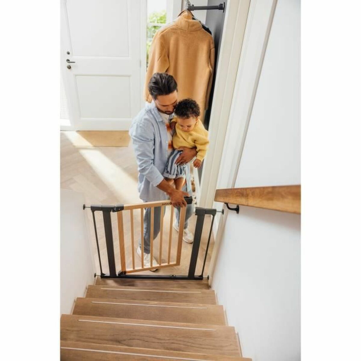 Extension de barrières Safety 1st Gris Métal - Babycute
