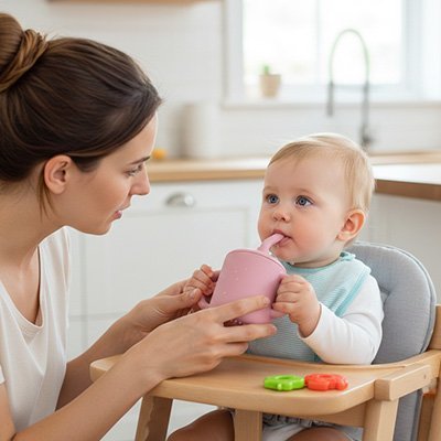 Gobelet bebe anti - fuite | 100% sans BPA - Babycute