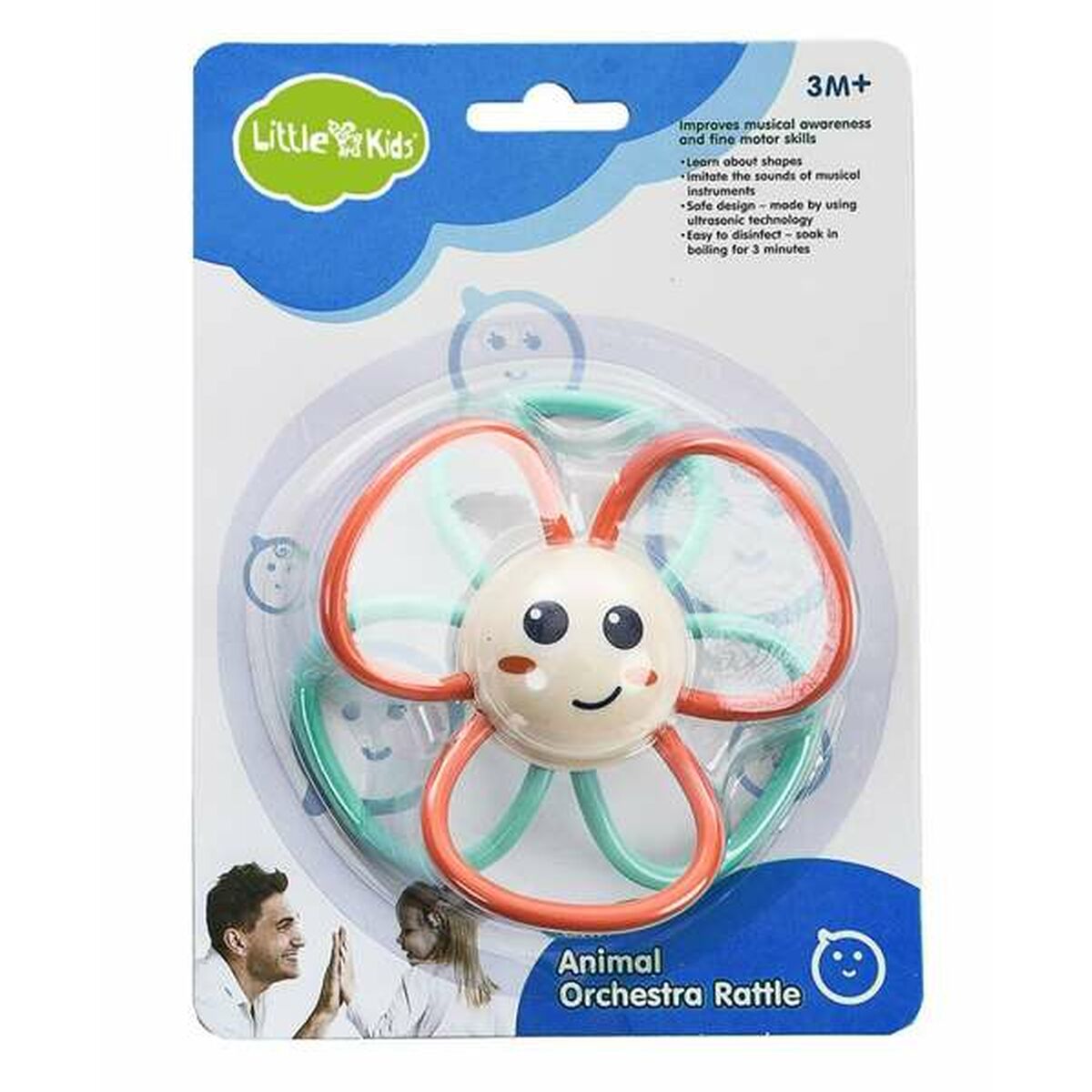 Hochet de dentition Corita Anneaux 10 x 10 x 5 cm - Bébé, Jouets pour la petite enfance premium pour bébé