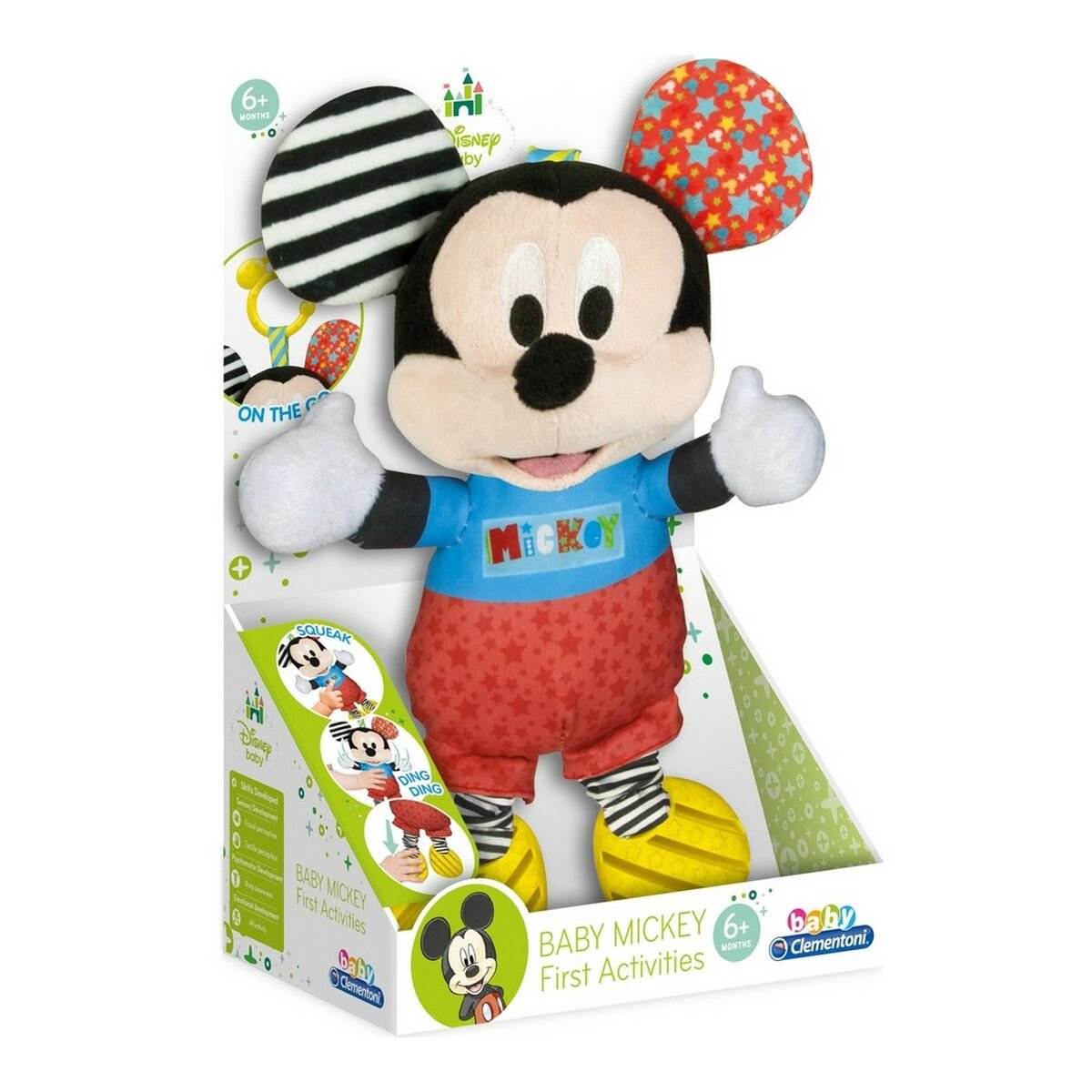 Hochet de dentition Mickey Mouse 17165.1 18 x 28 x 11 cm - Bébé, Jouets pour la petite enfance premium pour bébé