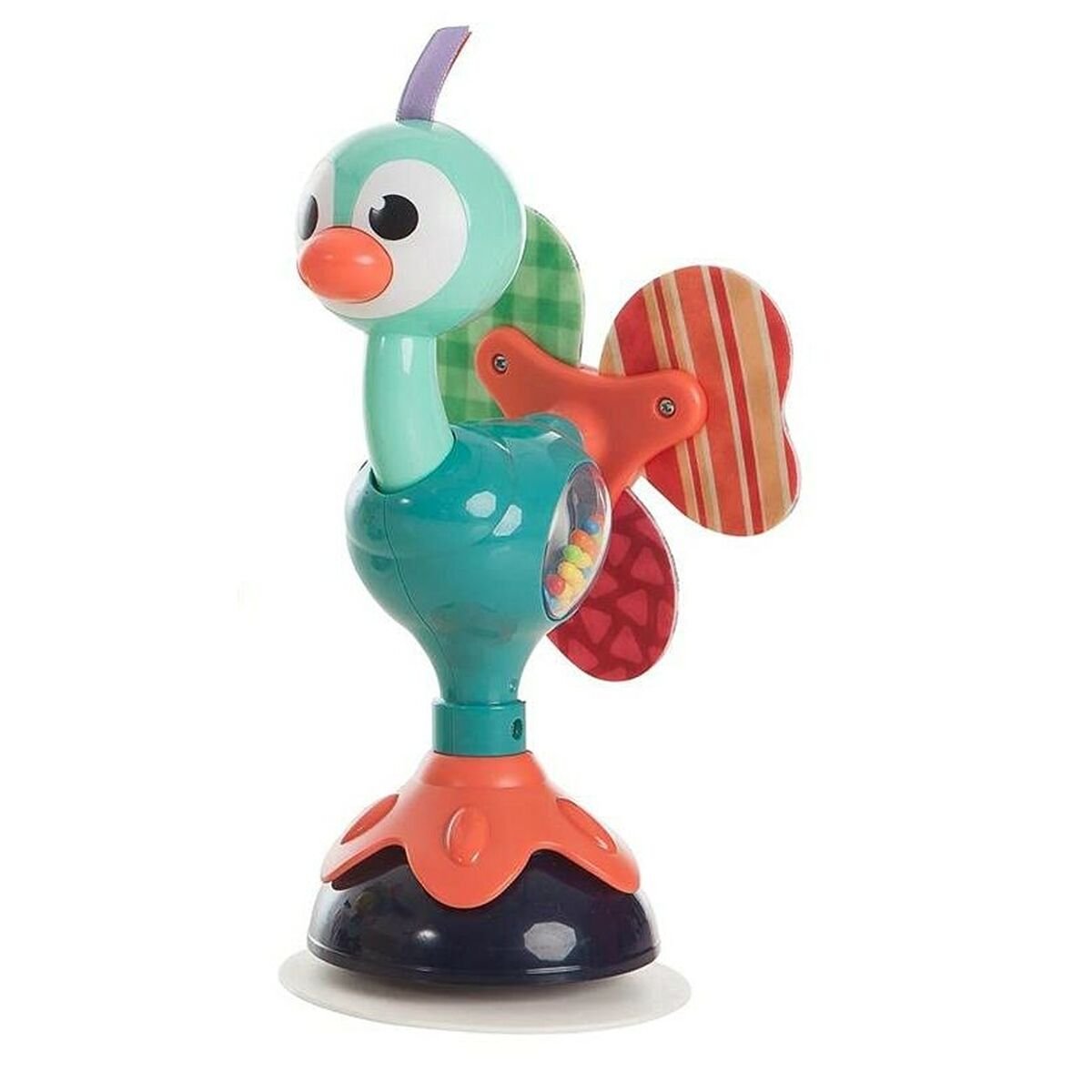 Hochet Paon Ventouse 25 x 12 cm - Bébé, Jouets pour la petite enfance premium pour bébé